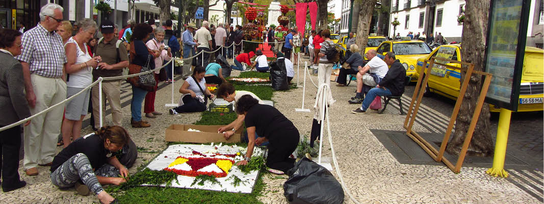 Blomsterfestivalen p� Madeira, Portugal