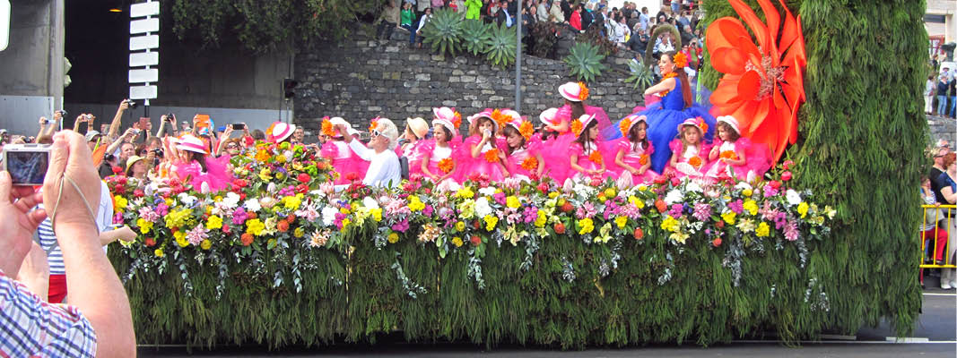 Blomsterfestivalen p� Madeira, Portugal