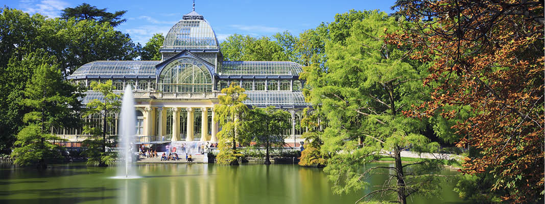 Jardines del Buen Retiro er �n af Madrids st�rste offentlige parker