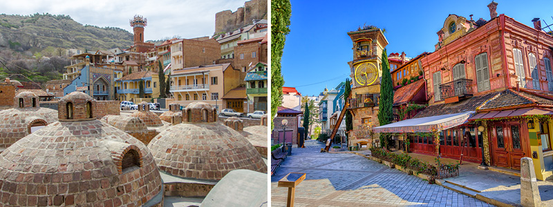 Tbilisi - den gamle bydel. Georgien